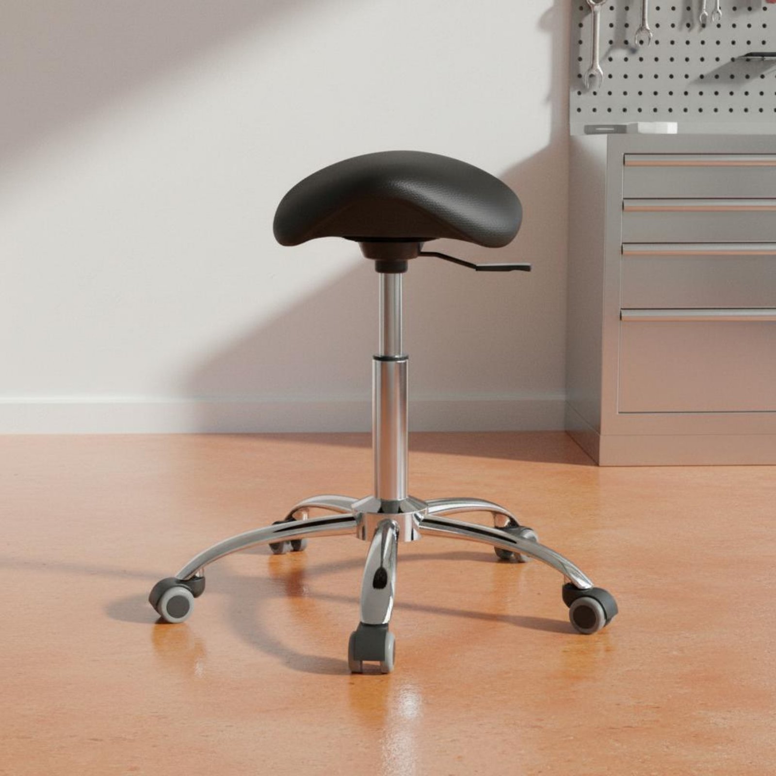 Office Furniture Ergonomic - Swivel Saddle Stool Heavy Duty Ergonomic