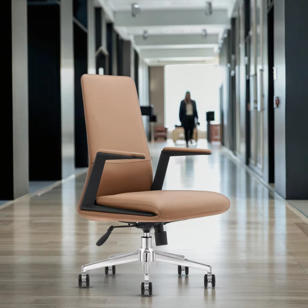 Office Furniture Solutions - Medium Back Office Guest Chair Steel