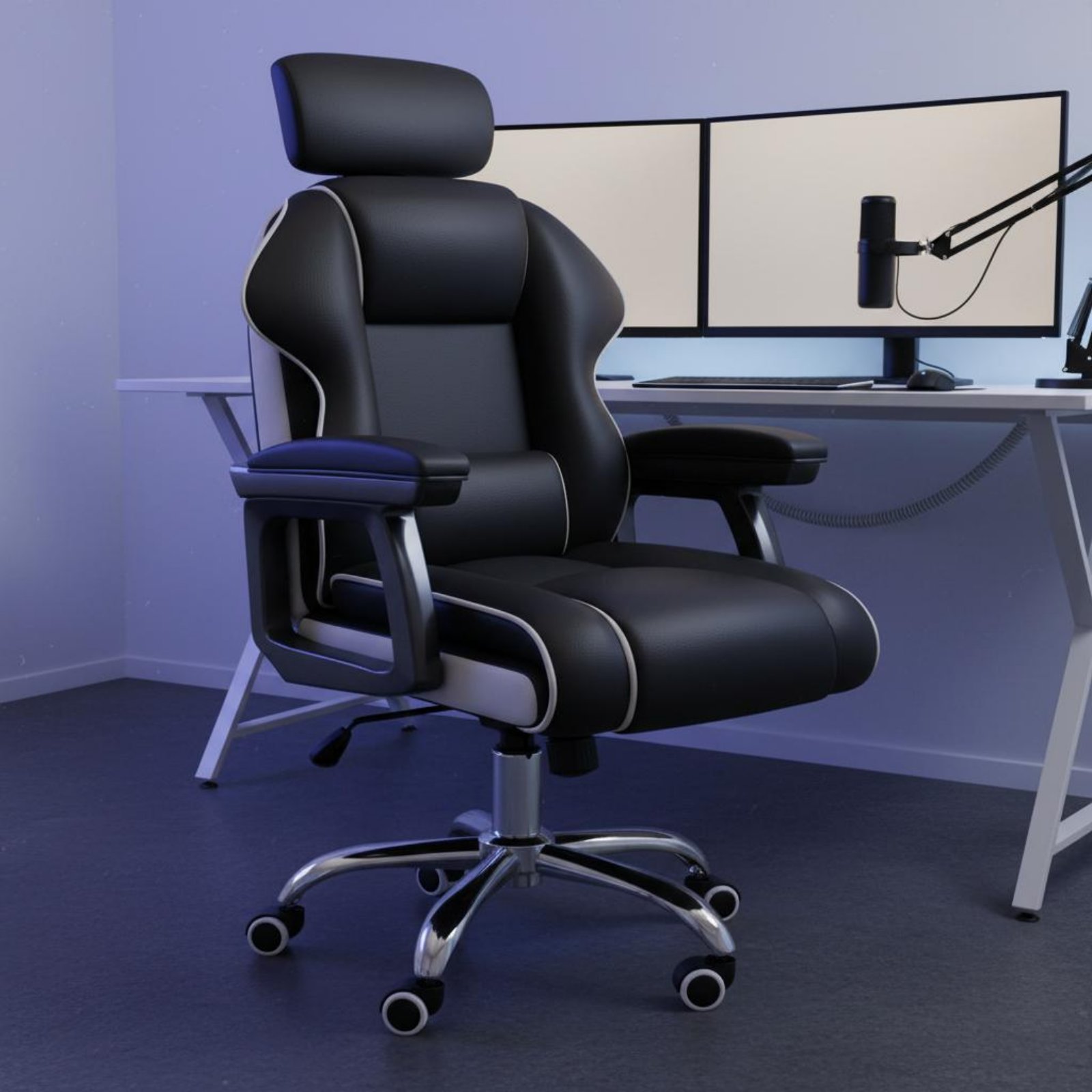 Office Furniture Ergonomic - Ergonomic Gaming Chair Height Adjustable High-Rear