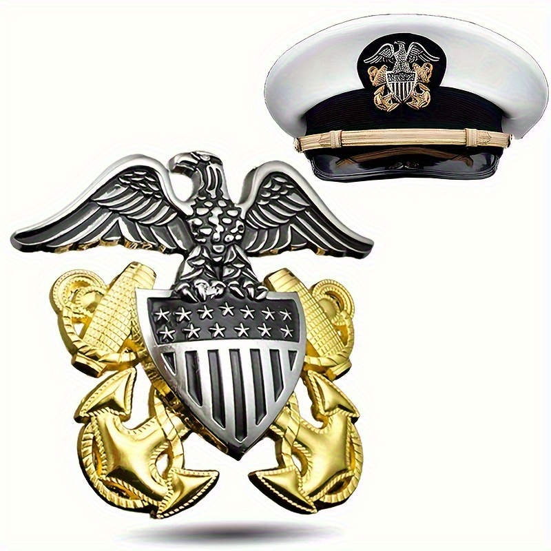 Office Furniture Solutions - US Naval Officer Hat Badge Eagle