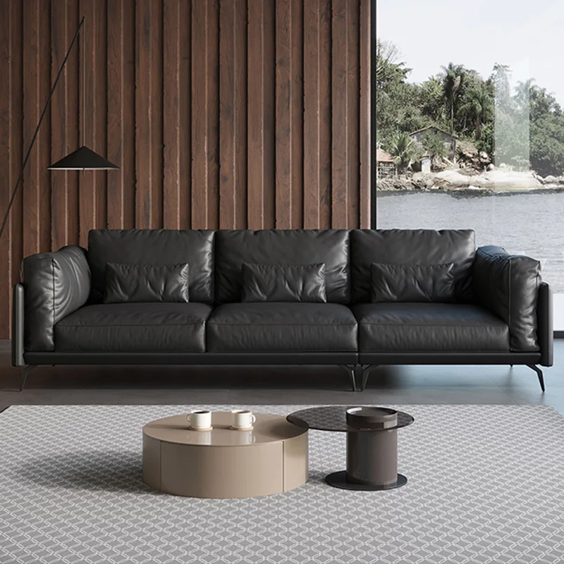 Leather office sofa first laye - Office Furniture First review and price