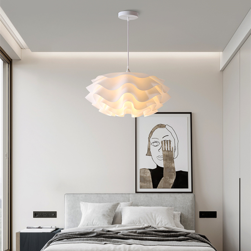 Nordic LED White PVC Wave Pend - Office Furniture And Fixtures review and price