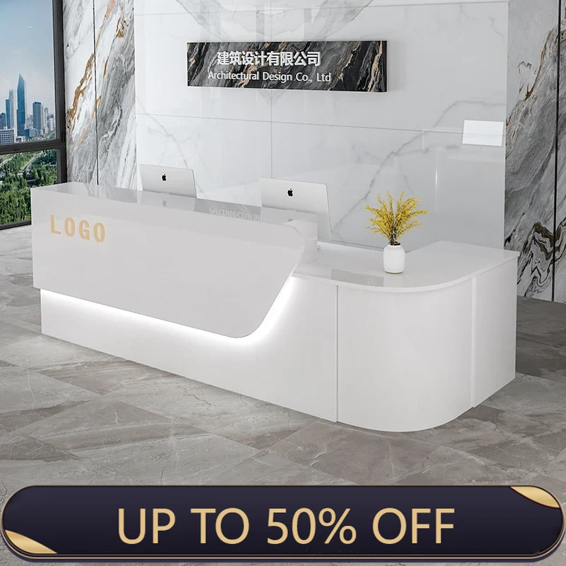 Storage Luxury Reception Desk  - Office Furniture Bali review and price