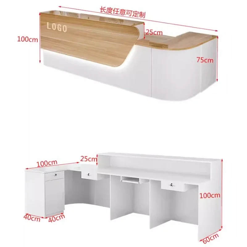 Storage Luxury Reception Desk  - Office Furniture Bali review and price