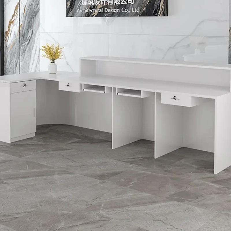 Storage Luxury Reception Desk  - Office Furniture Bali review and price