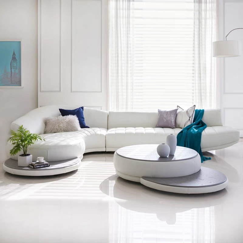 Italian light luxury living ro - Office Furniture First review and price