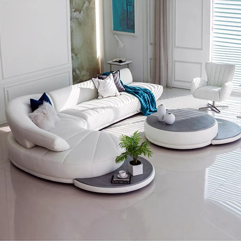 Italian light luxury living ro - Office Furniture First review and price