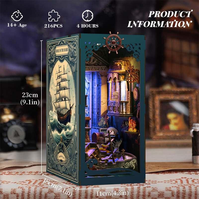 3D Wooden DIY Bookend Puzzle H - Office Furniture Solutions review and price