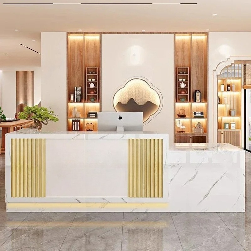 Podium Salon Reception Desks B - Office Furniture Bali review and price