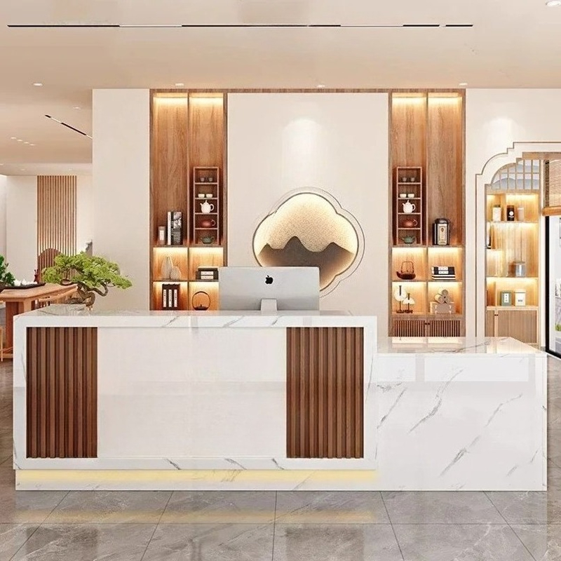 Podium Salon Reception Desks B - Office Furniture Bali review and price