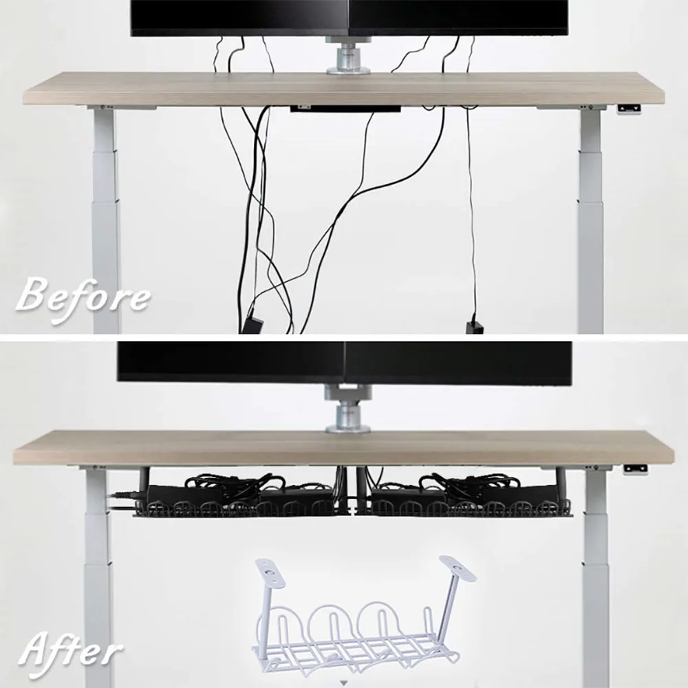 Desk Cable Management Tray Und - Cable Tray Under Desk review and price