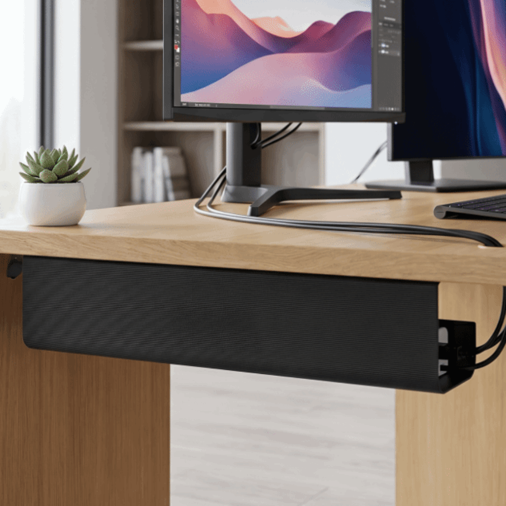 PVC Under Desk Cable Managemen - Cable Tray Under Desk review and price