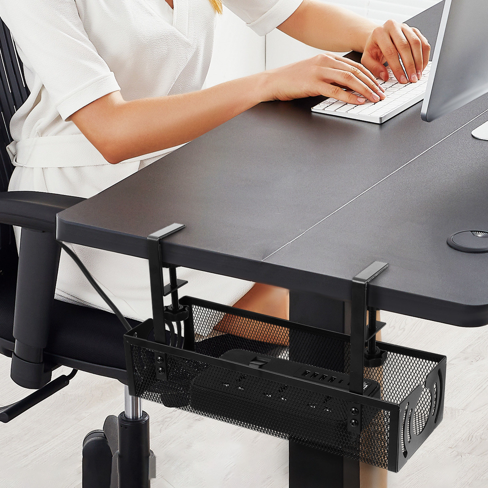 1Set Cable Organizer Desk Unde - Cable Tray Under Desk review and price