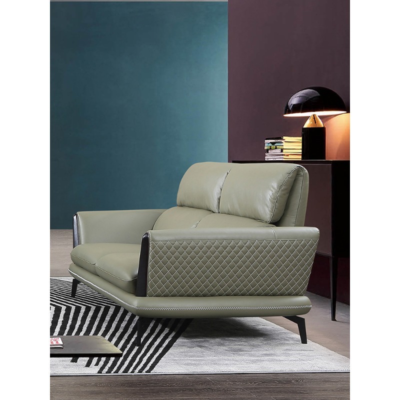 Leather sofa, high-end villa,  - Office Furniture First review and price